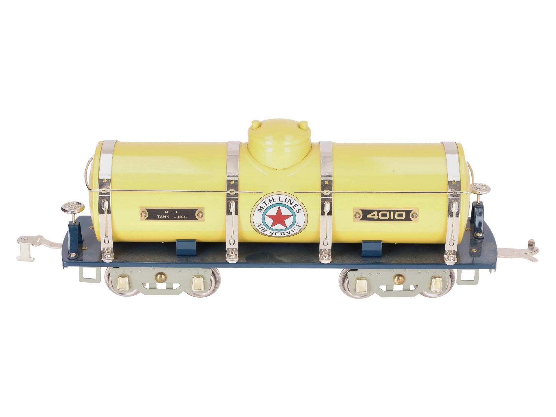 MTH 10-1142 Standard Gauge Tinplate Tank Car #4010 EX/Box