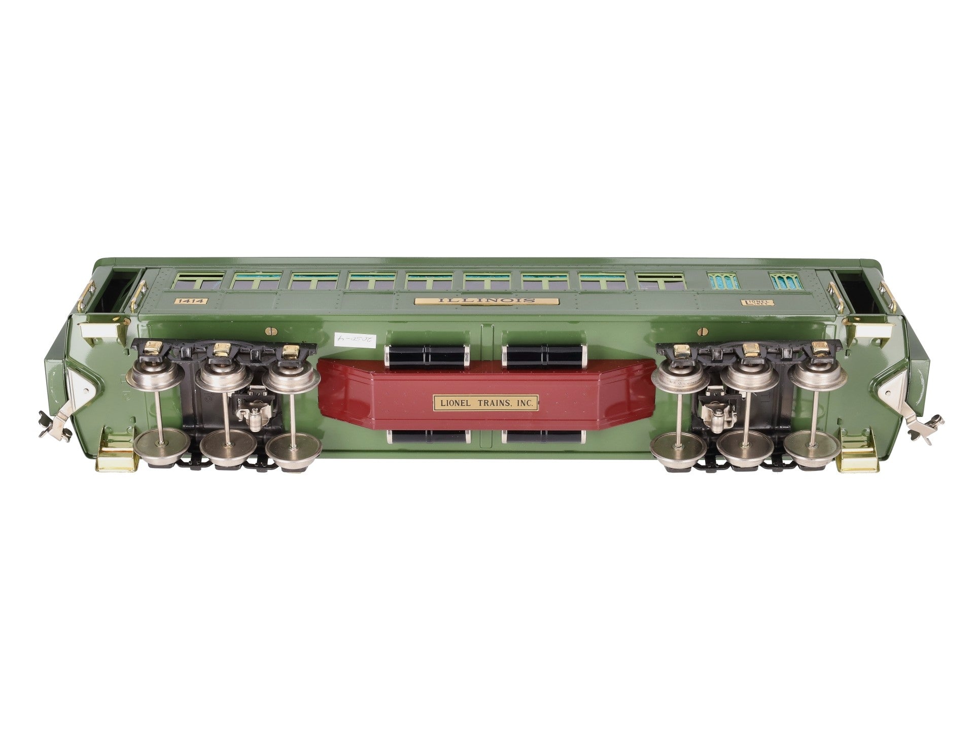 Lionel 6-13407 Standard Gauge Illinois Passenger Car #1414 EX/Box