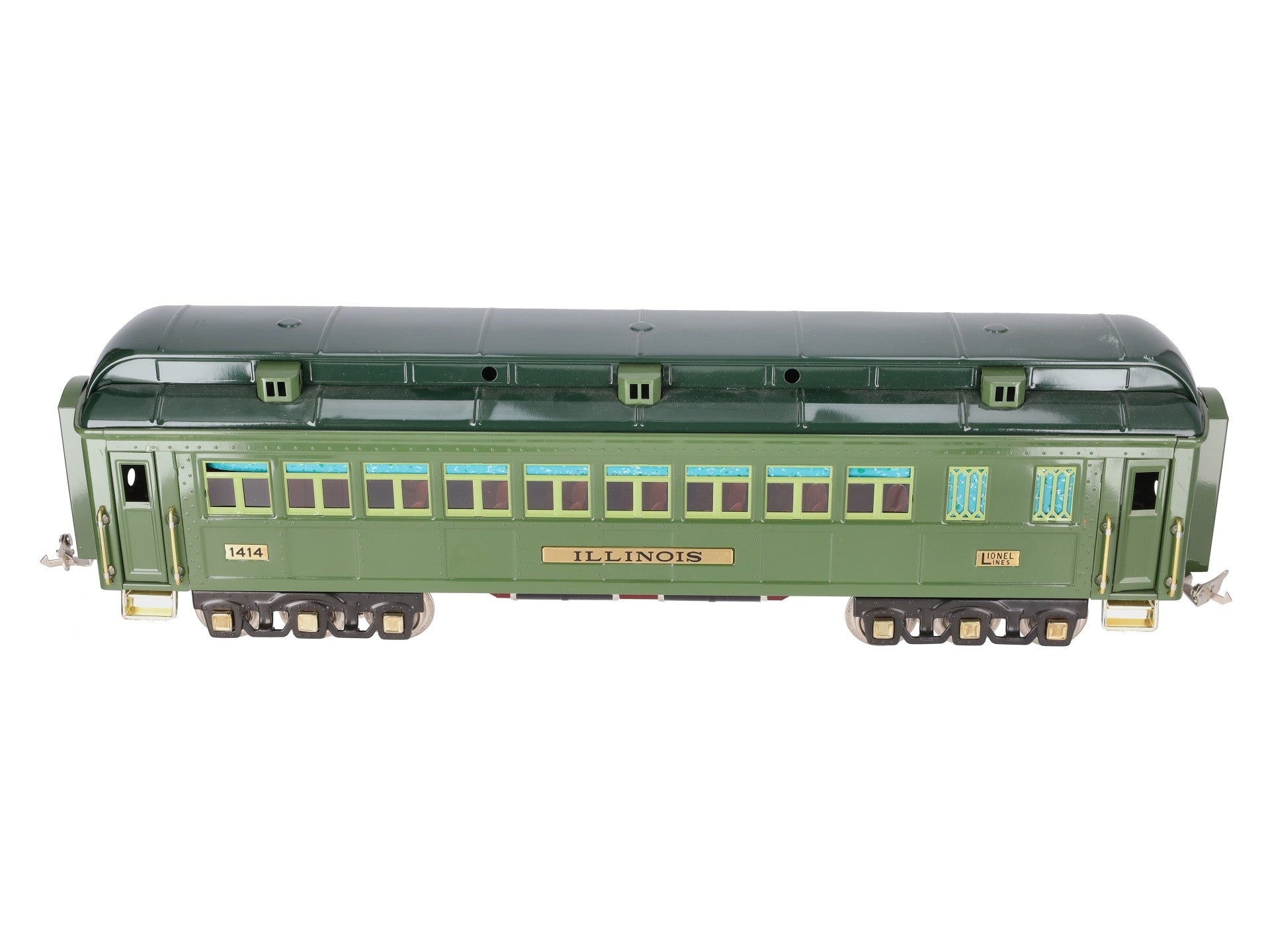Lionel 6-13407 Standard Gauge Illinois Passenger Car #1414 EX/Box