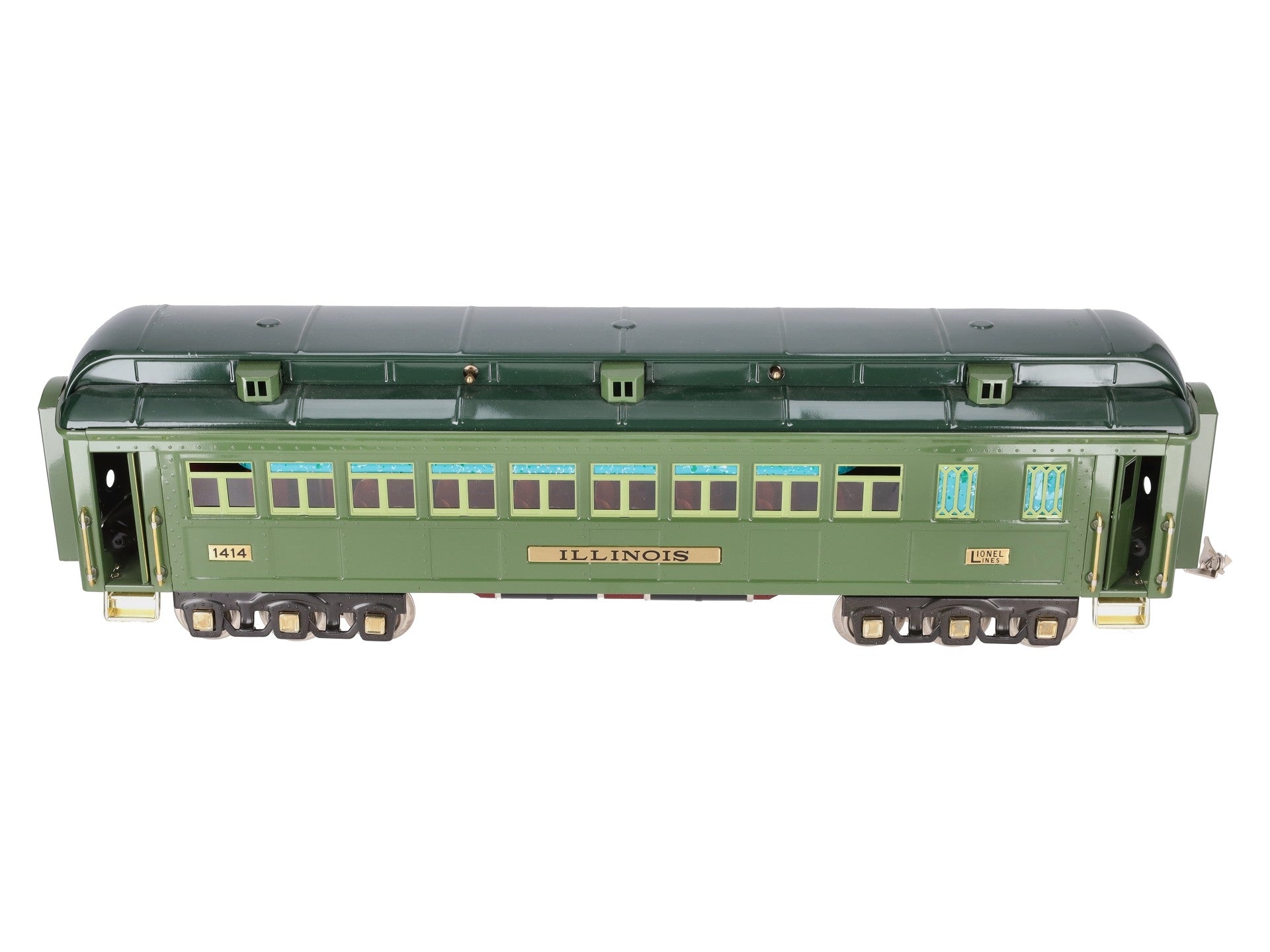 Lionel 6-13407 Standard Gauge Illinois Passenger Car #1414 EX/Box