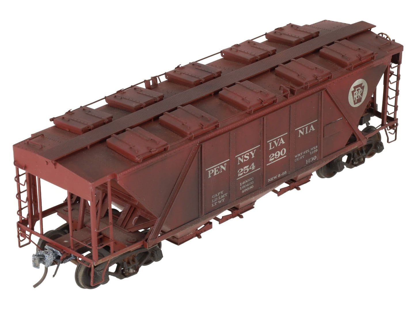 Precision Scale Company 15170 O PRR H-30a Covered Hopper (2-Rail) -Painted/Box
