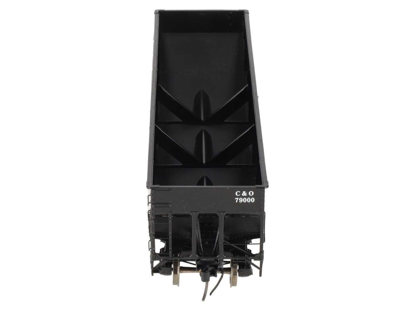 Precision Scale Co. 17217-8 O Brass C&O 70-Ton Triple Bay Hopper (2 Rail) -F/P VG/Box