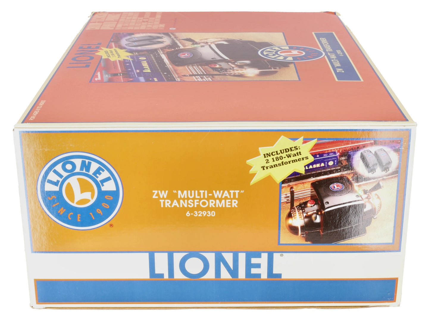 Lionel 6-32930 ZW Multi-Watt Transformer with Two 180 Watt Transformers VG/Box