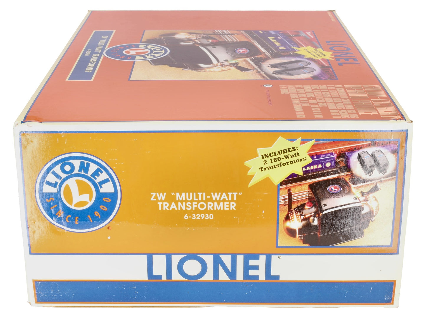 Lionel 6-32930 ZW Multi-Watt Transformer with Two 180 Watt Transformers VG/Box