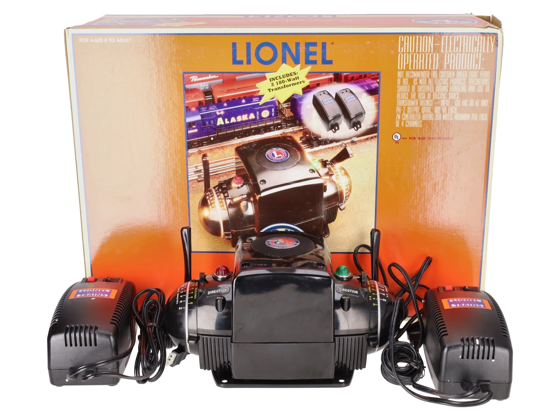 Lionel 6-32930 ZW Multi-Watt Transformer with Two 180 Watt Transformers VG/Box