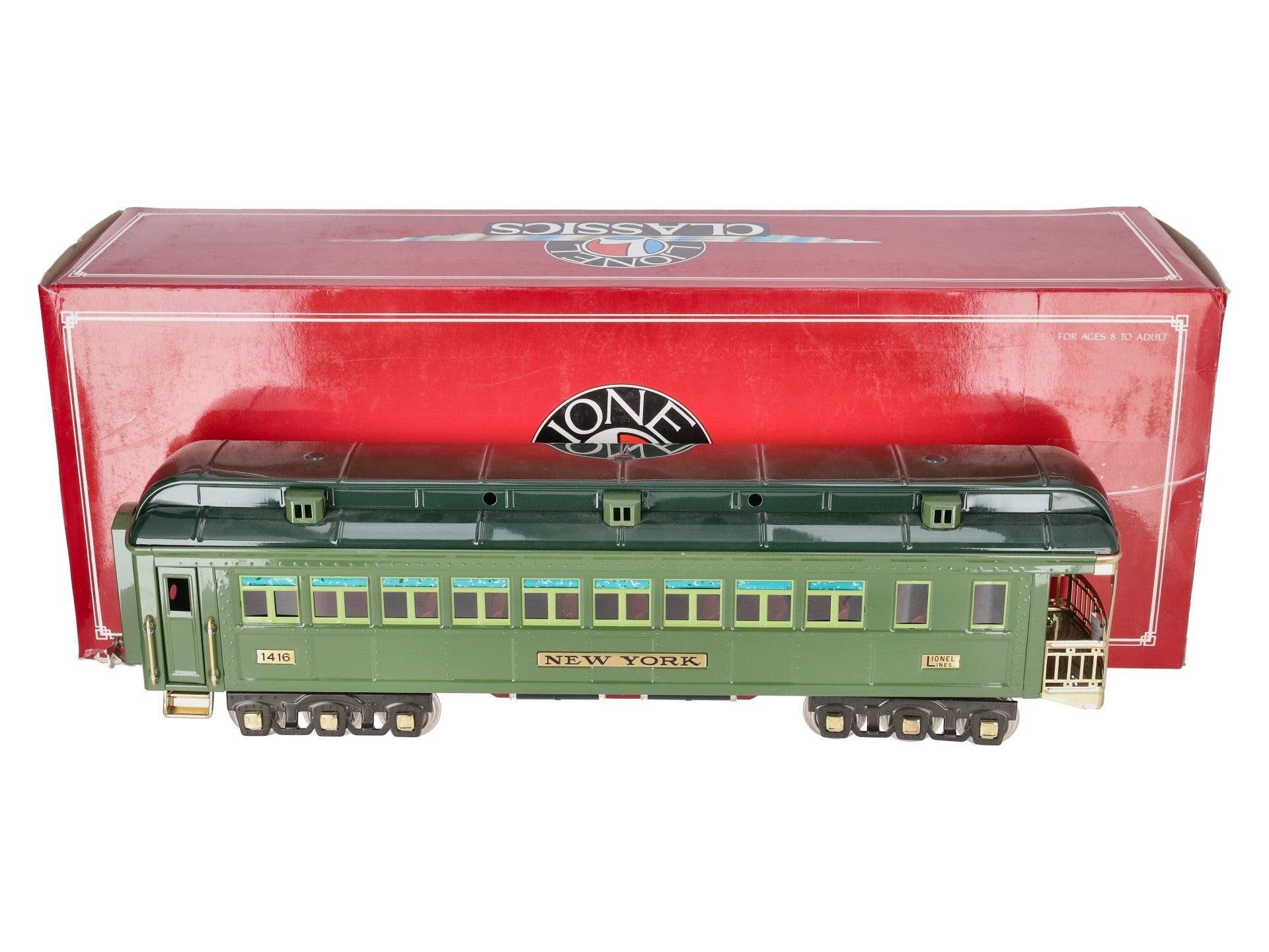 Lionel 6-13406 Standard Gauge New York State Set Observation Car #1416 EX/Box