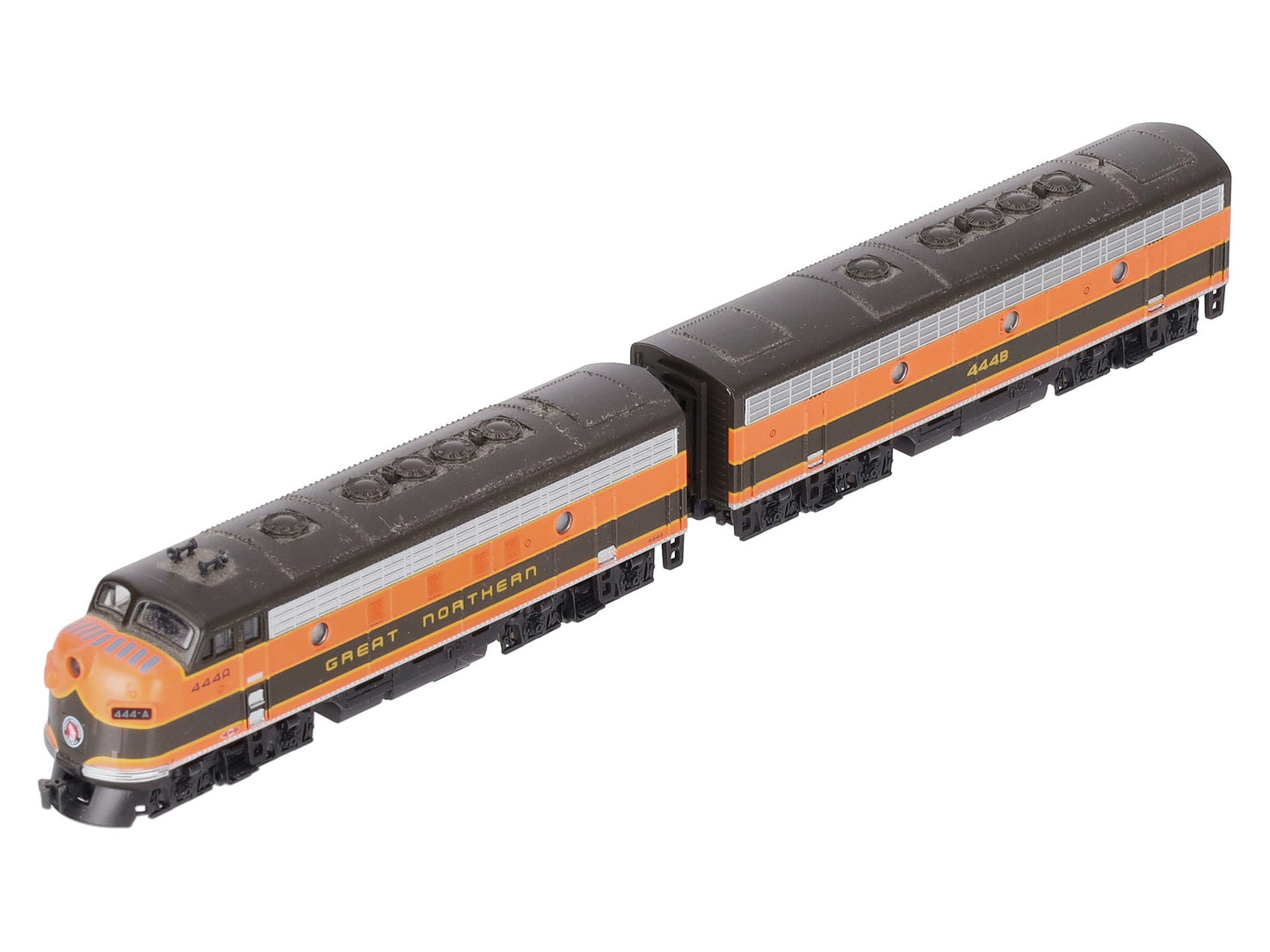 Kato 106-0420 N Great Northern EMD F7A/F7B Diesel Locomotive #444A/#444B EX/Box
