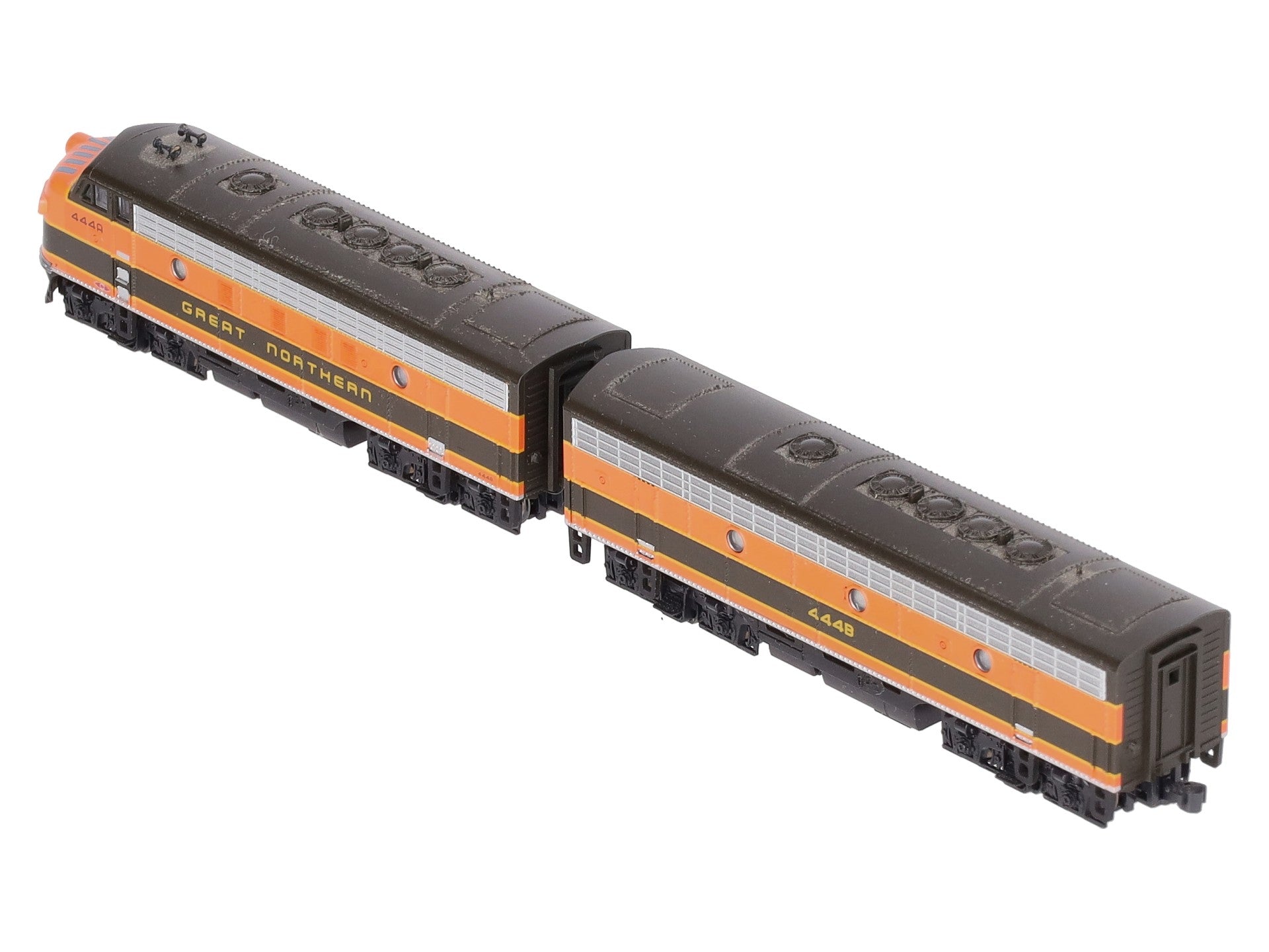 Kato 106-0420 N Great Northern EMD F7A/F7B Diesel Locomotive #444A/#444B EX/Box