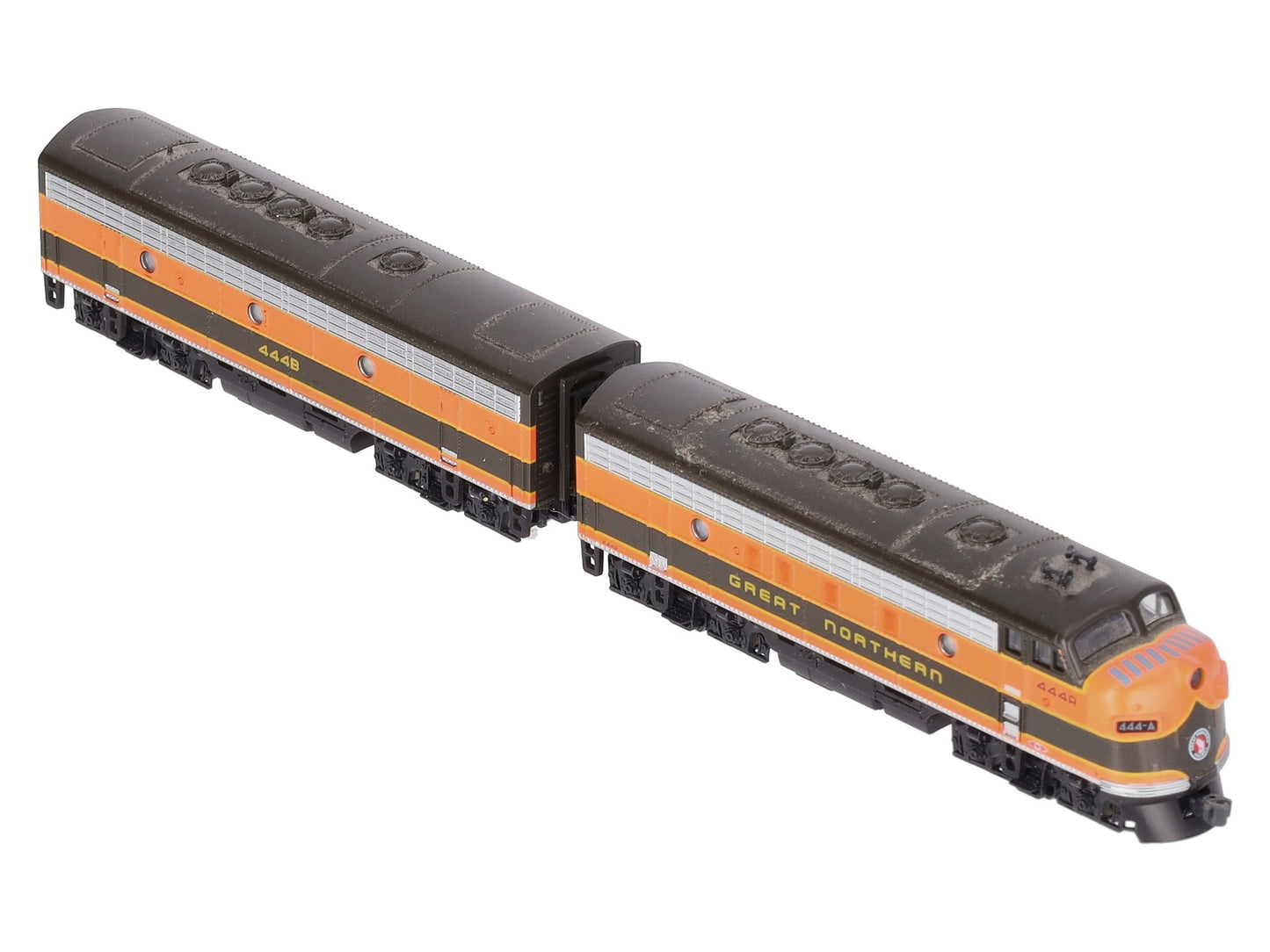 Kato 106-0420 N Great Northern EMD F7A/F7B Diesel Locomotive #444A/#444B EX/Box