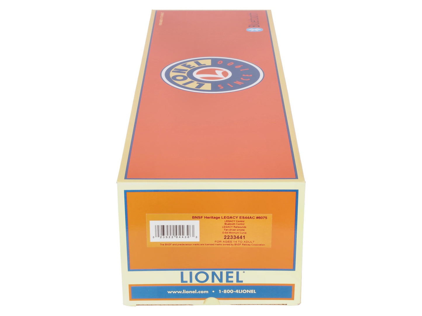 Lionel 2233441 O BNSF Heritage 25th Anniversary ES44AC Diesel Locomotive #6075