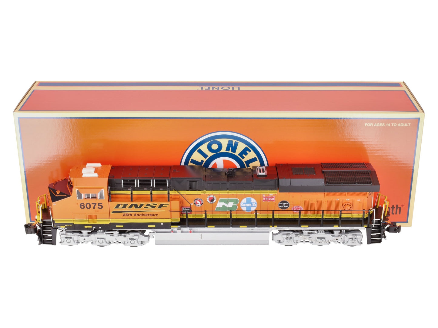 Lionel 2233441 O BNSF Heritage 25th Anniversary ES44AC Diesel Locomotive #6075