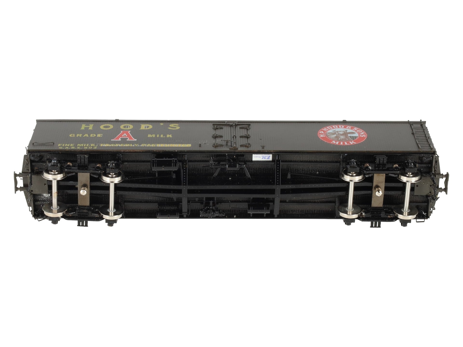Precision Scale Co. 16117 H.P. Hood & Sons Brass Milk Tank Car (2-Rail) -F/P EX/Box