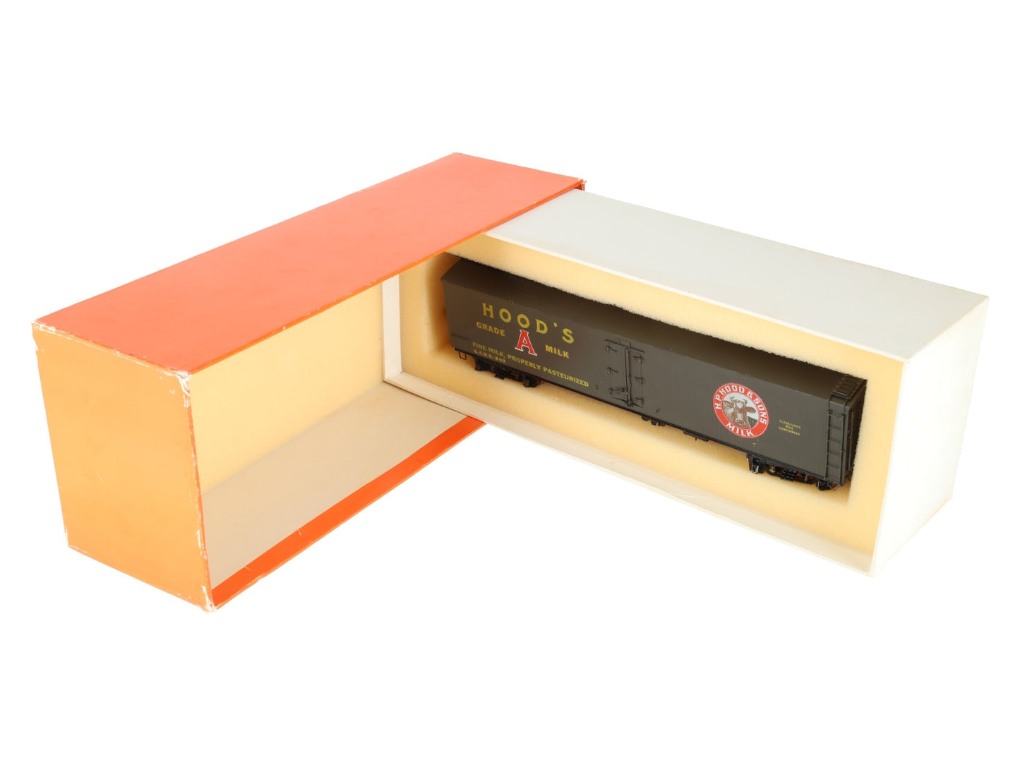 Precision Scale Co. 16117 H.P. Hood & Sons Brass Milk Tank Car (2-Rail) -F/P EX/Box