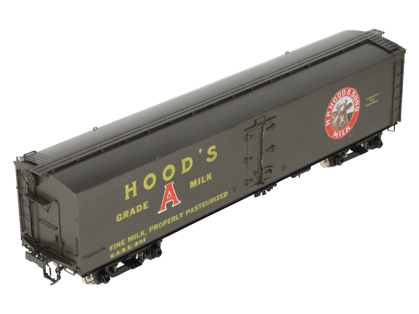 Precision Scale Co. 16117 H.P. Hood & Sons Brass Milk Tank Car (2-Rail) -F/P EX/Box