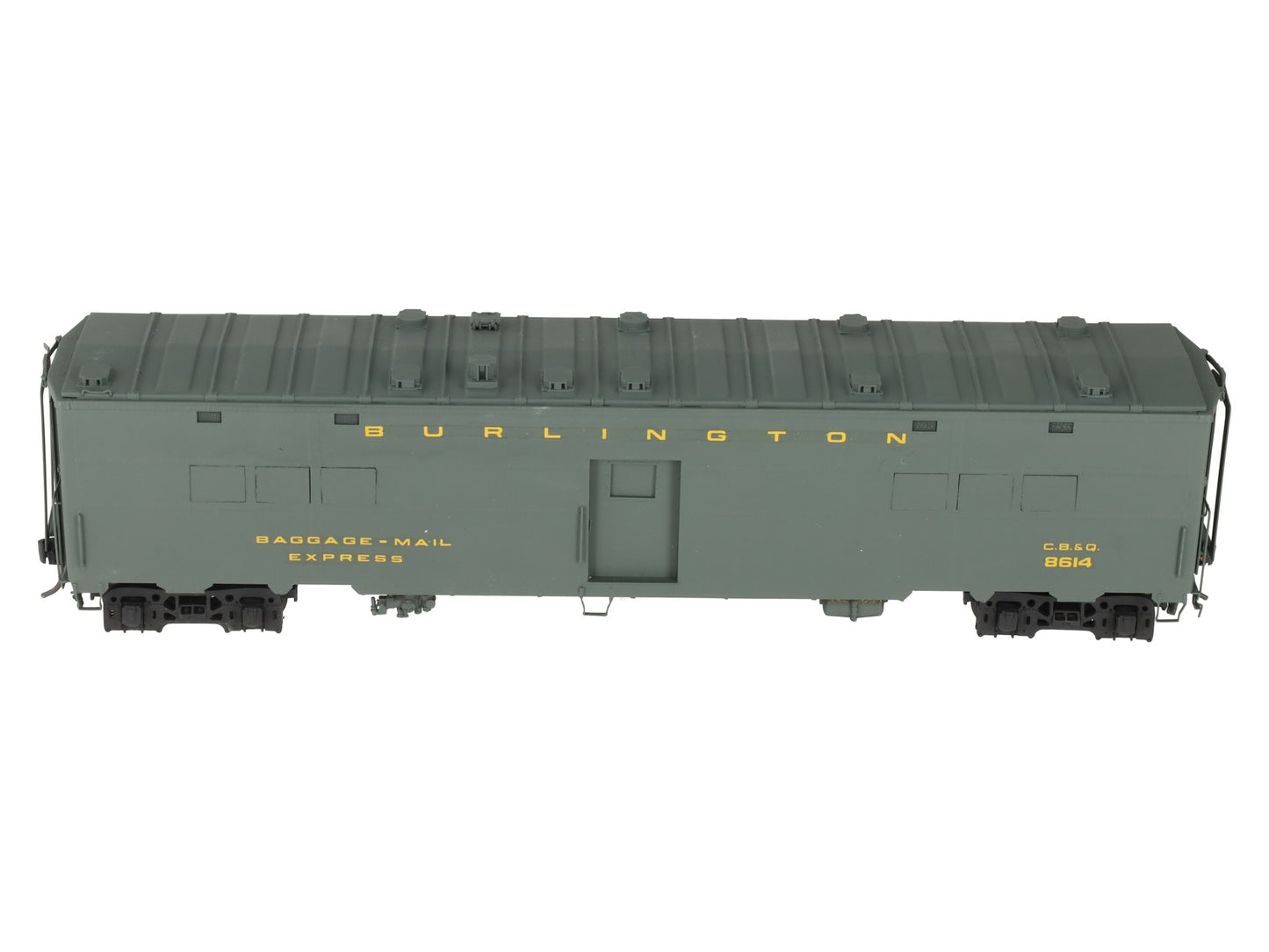 Precision Scale Co. 163333 O BRASS CB&Q WW2 Troop Kitchen Car (2Rail) -Painted/Box