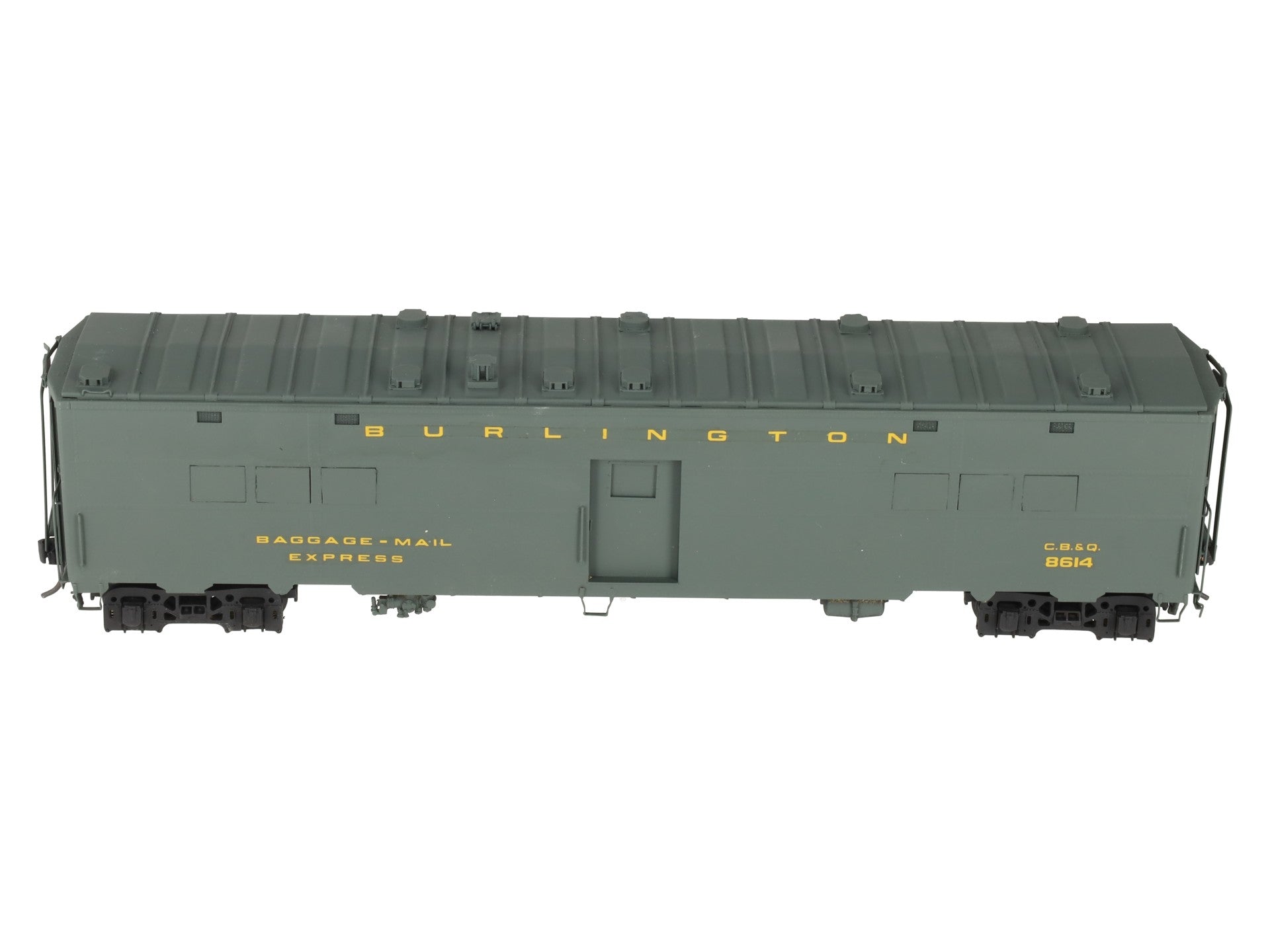 Precision Scale Co. 163333 O BRASS CB&Q WW2 Troop Kitchen Car (2Rail) -Painted/Box