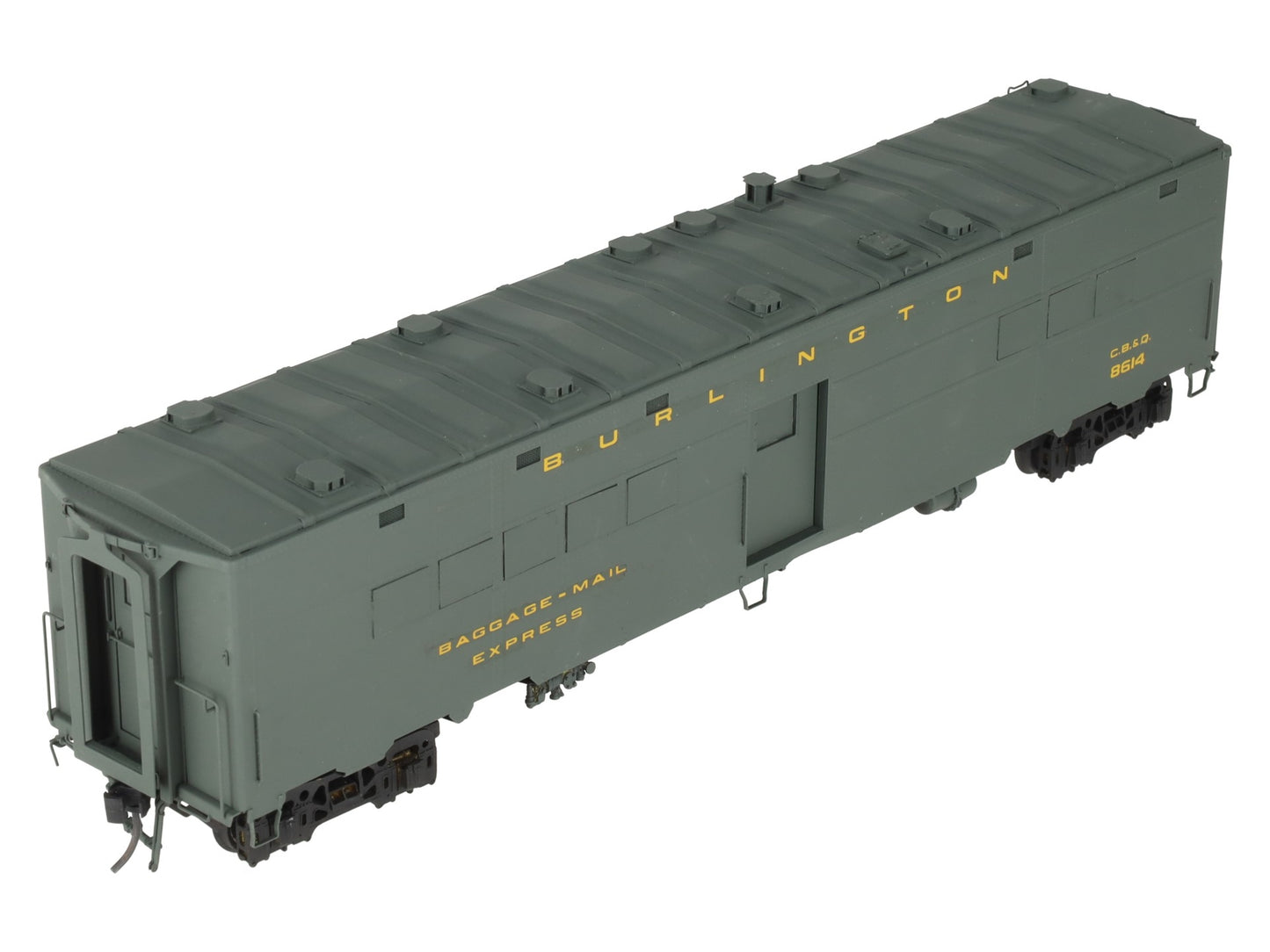 Precision Scale Co. 163333 O BRASS CB&Q WW2 Troop Kitchen Car (2Rail) -Painted/Box