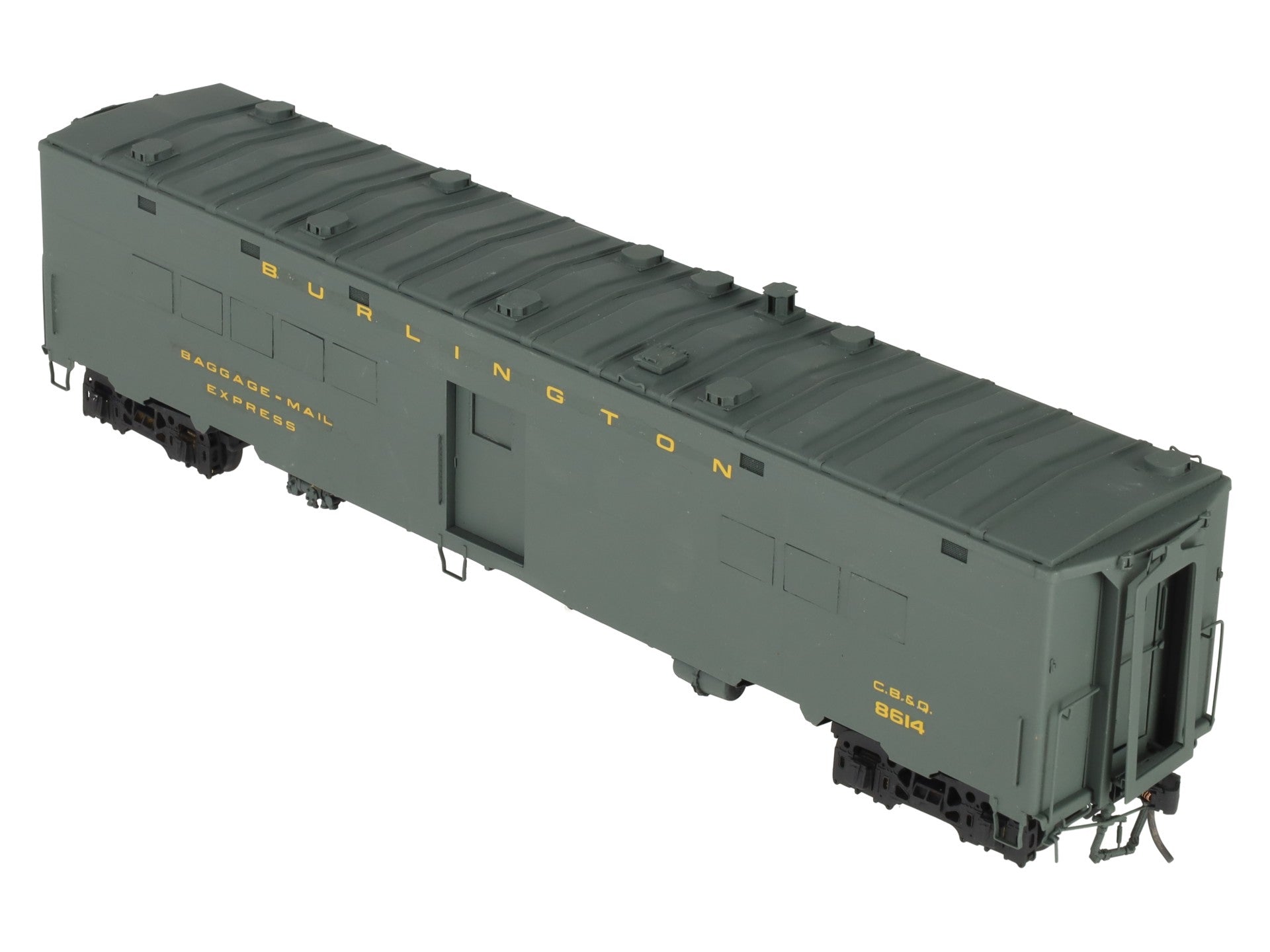 Precision Scale Co. 163333 O BRASS CB&Q WW2 Troop Kitchen Car (2Rail) -Painted/Box