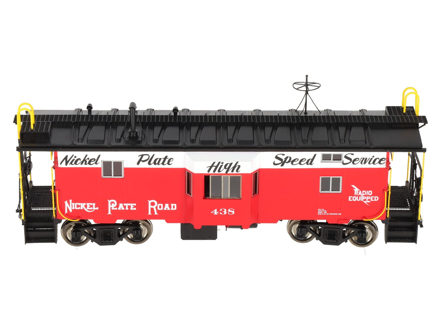 Overland OMI-0075.1 O Brass Nickel Plate Road B-W Caboose #438 (2-Rail) -F/P EX/Box