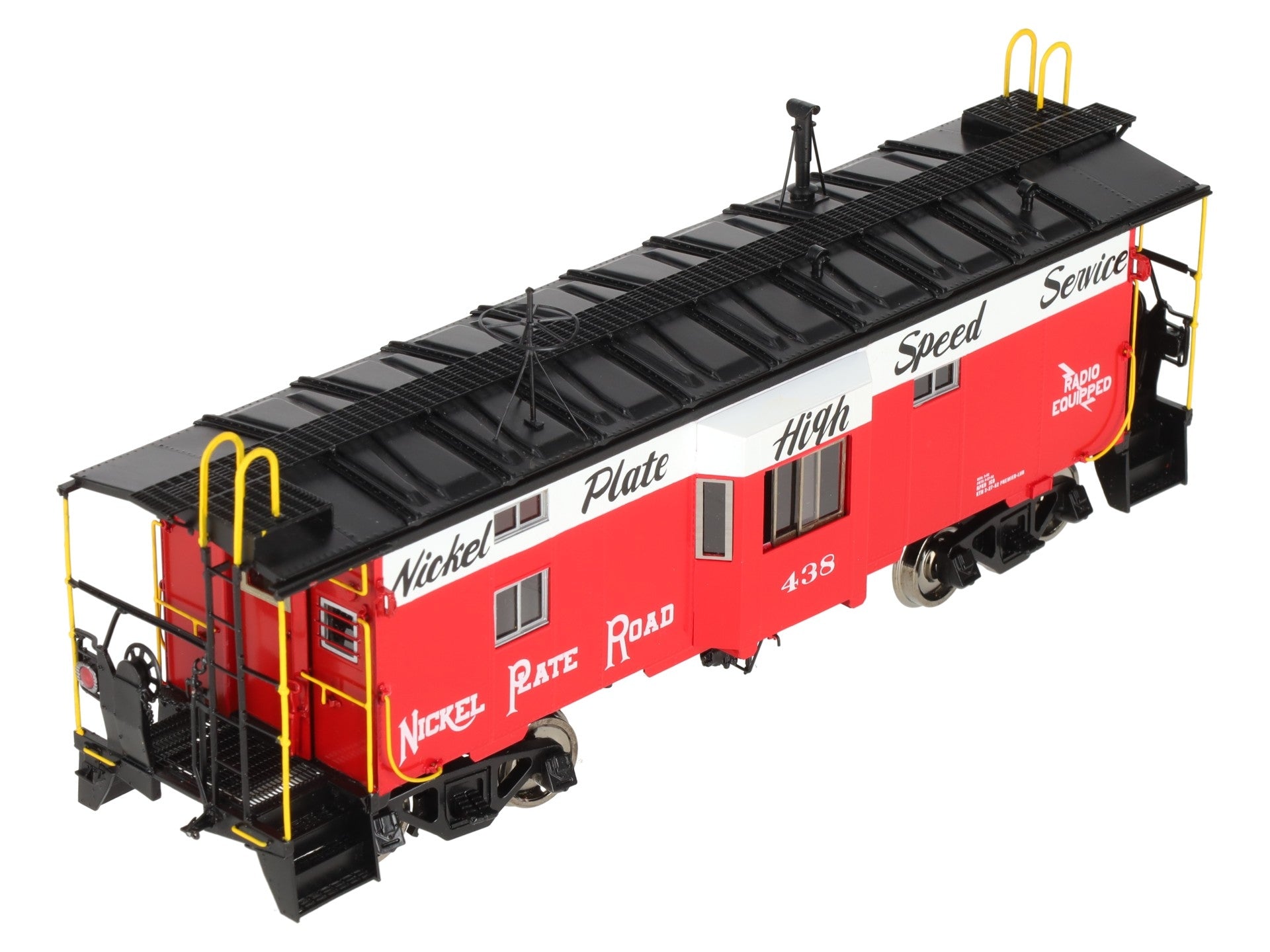 Overland OMI-0075.1 O Brass Nickel Plate Road B-W Caboose #438 (2-Rail) -F/P EX/Box