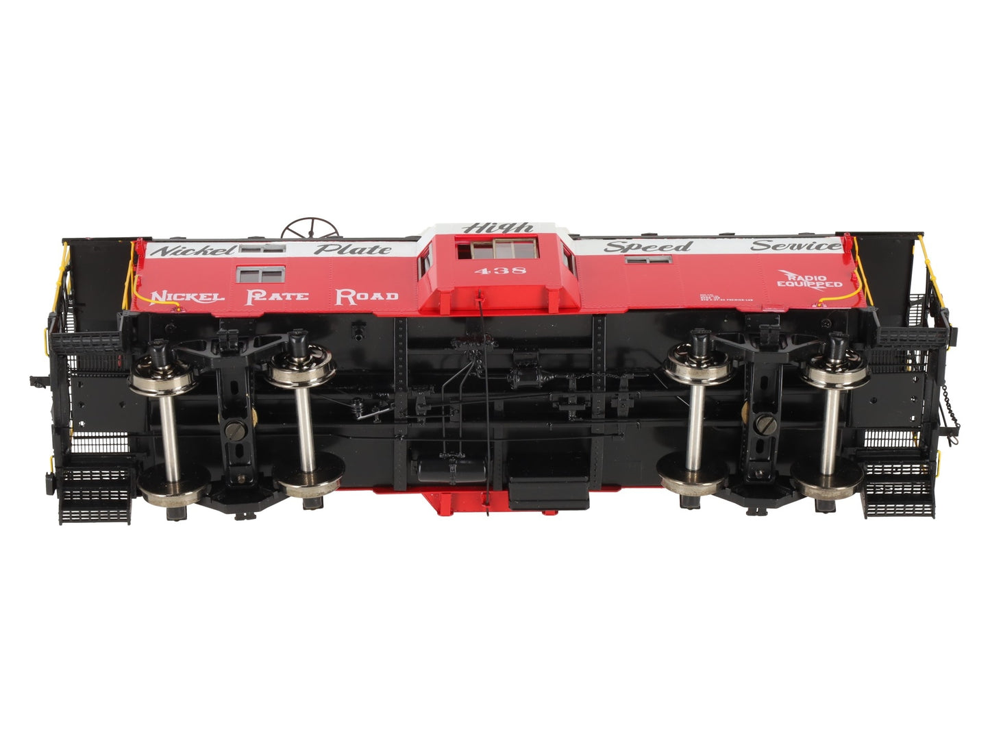 Overland OMI-0075.1 O Brass Nickel Plate Road B-W Caboose #438 (2-Rail) -F/P EX/Box