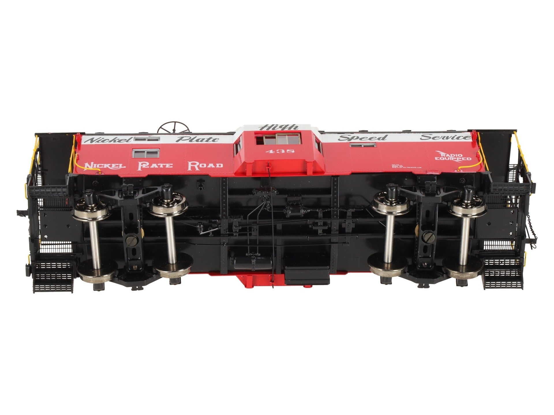 Overland OMI-0075.1 O Brass Nickel Plate Road B-W Caboose #438 (2-Rail) -F/P EX/Box