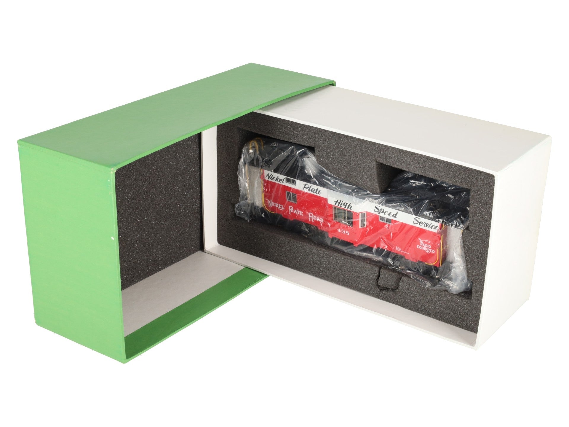 Overland OMI-0075.1 O Brass Nickel Plate Road B-W Caboose #438 (2-Rail) -F/P EX/Box