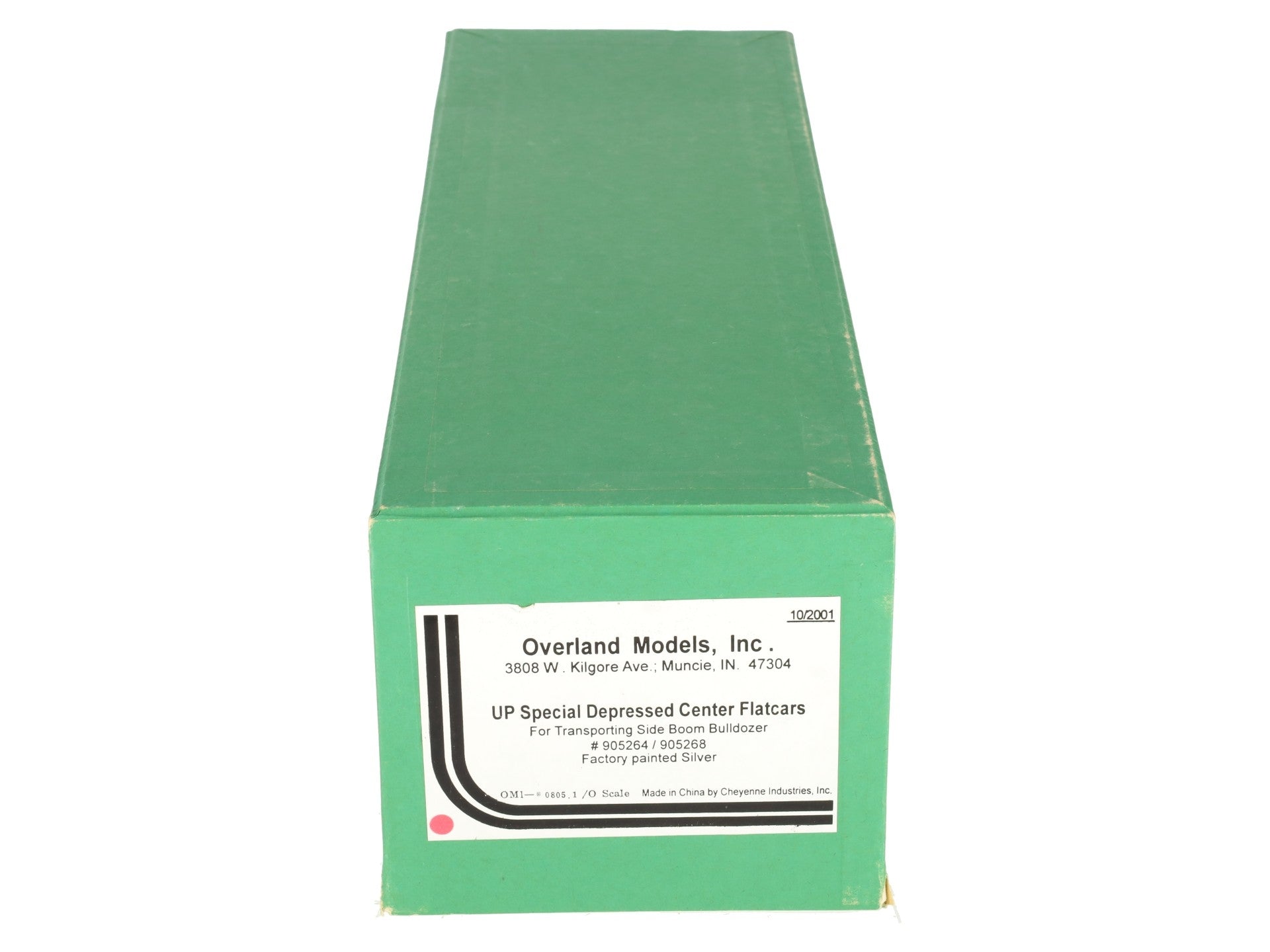 Overland OMI-0805 O BRASS UP Special Depressed Center Flatcar (2-Rail) -F/P LN/Box