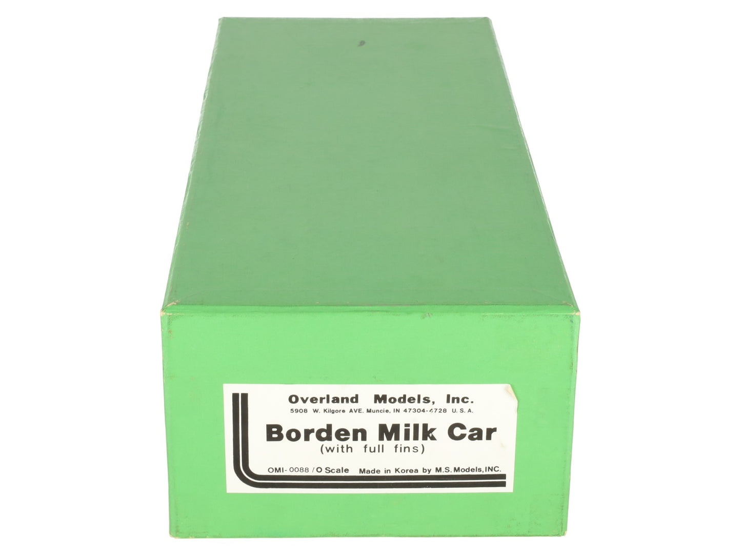 Overland OMI-0088 O Brass Borden's Milk Tank Car #537 (2-Rail) -Painted/Box