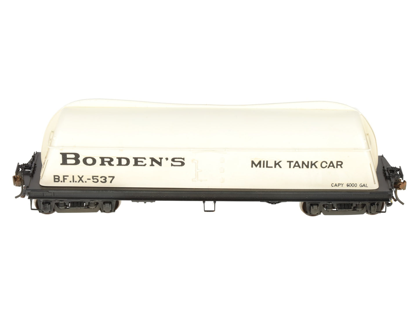 Overland OMI-0088 O Brass Borden's Milk Tank Car #537 (2-Rail) -Painted/Box