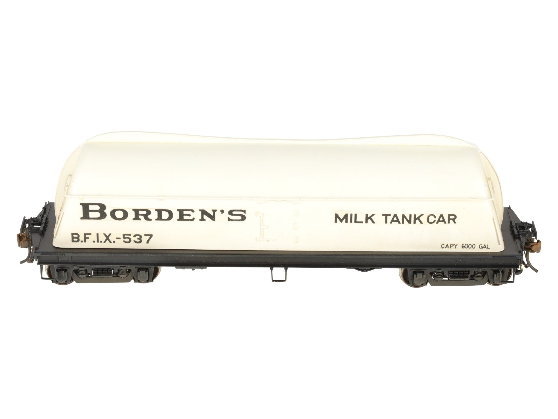 Overland OMI-0088 O Brass Borden's Milk Tank Car #537 (2-Rail) -Painted/Box