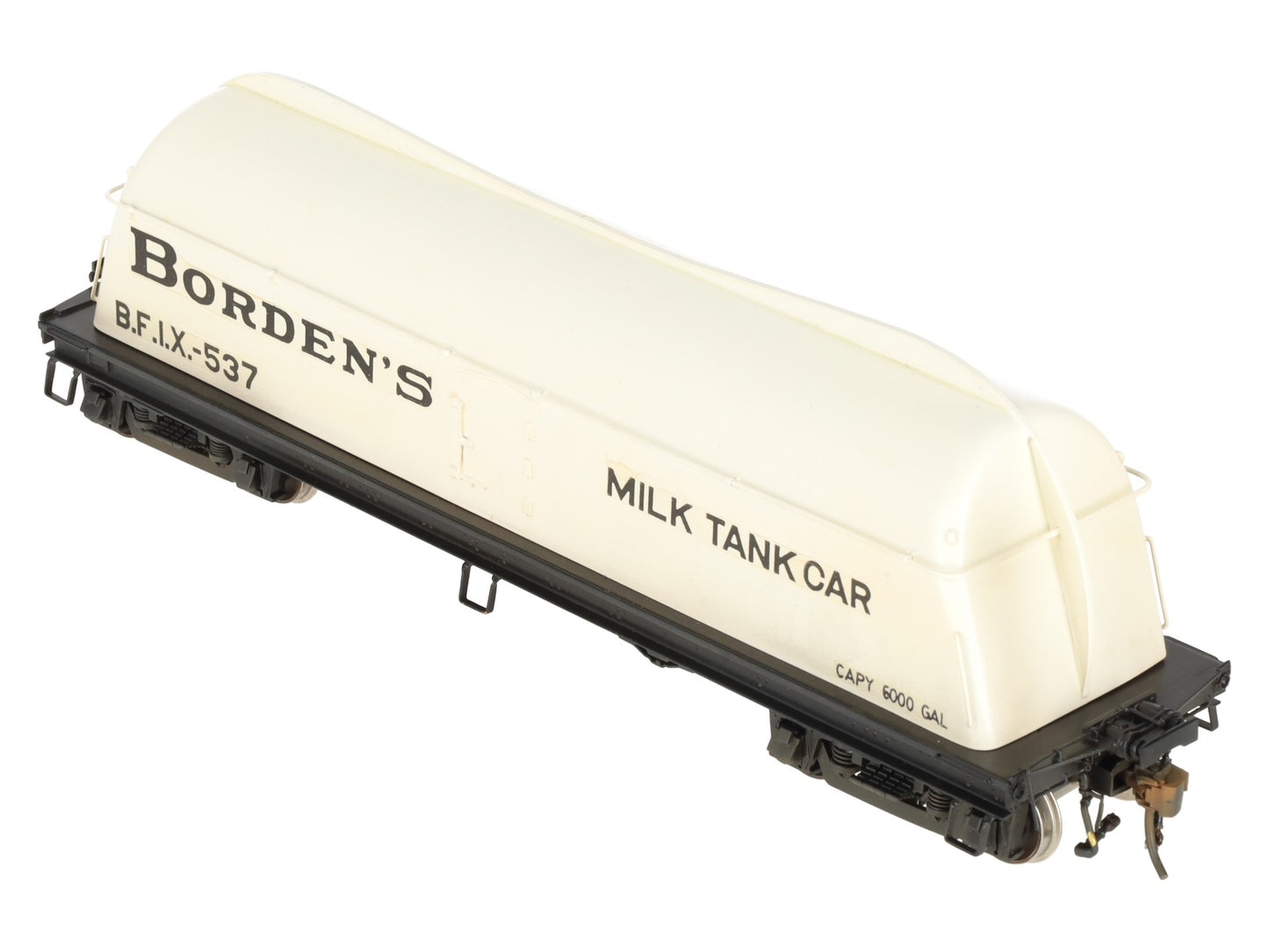 Overland OMI-0088 O Brass Borden's Milk Tank Car #537 (2-Rail) -Painted/Box