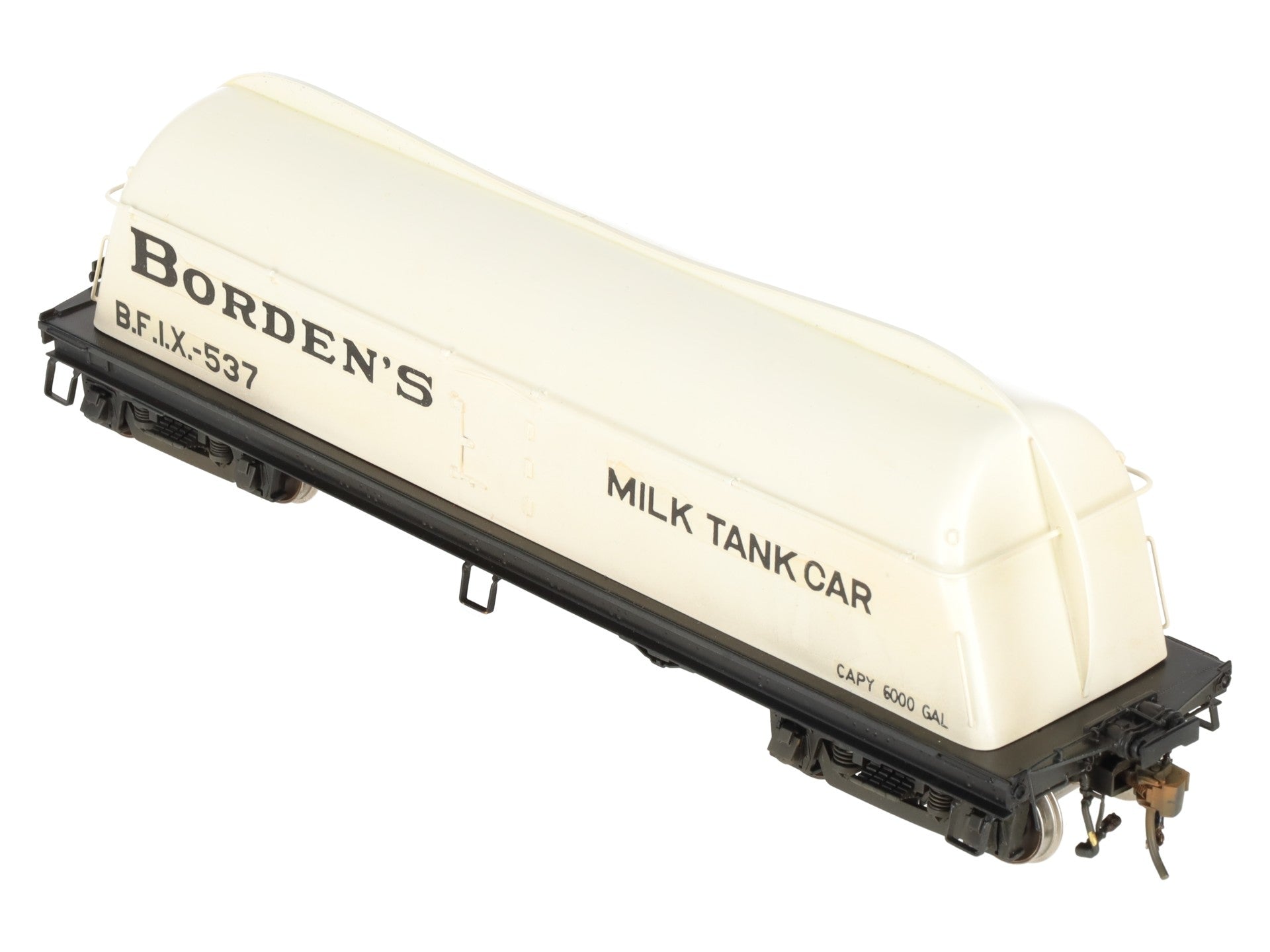 Overland OMI-0088 O Brass Borden's Milk Tank Car #537 (2-Rail) -Painted/Box