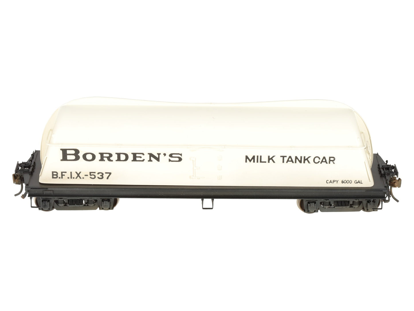 Overland OMI-0088 O Brass Borden's Milk Tank Car #537 (2-Rail) -Painted/Box