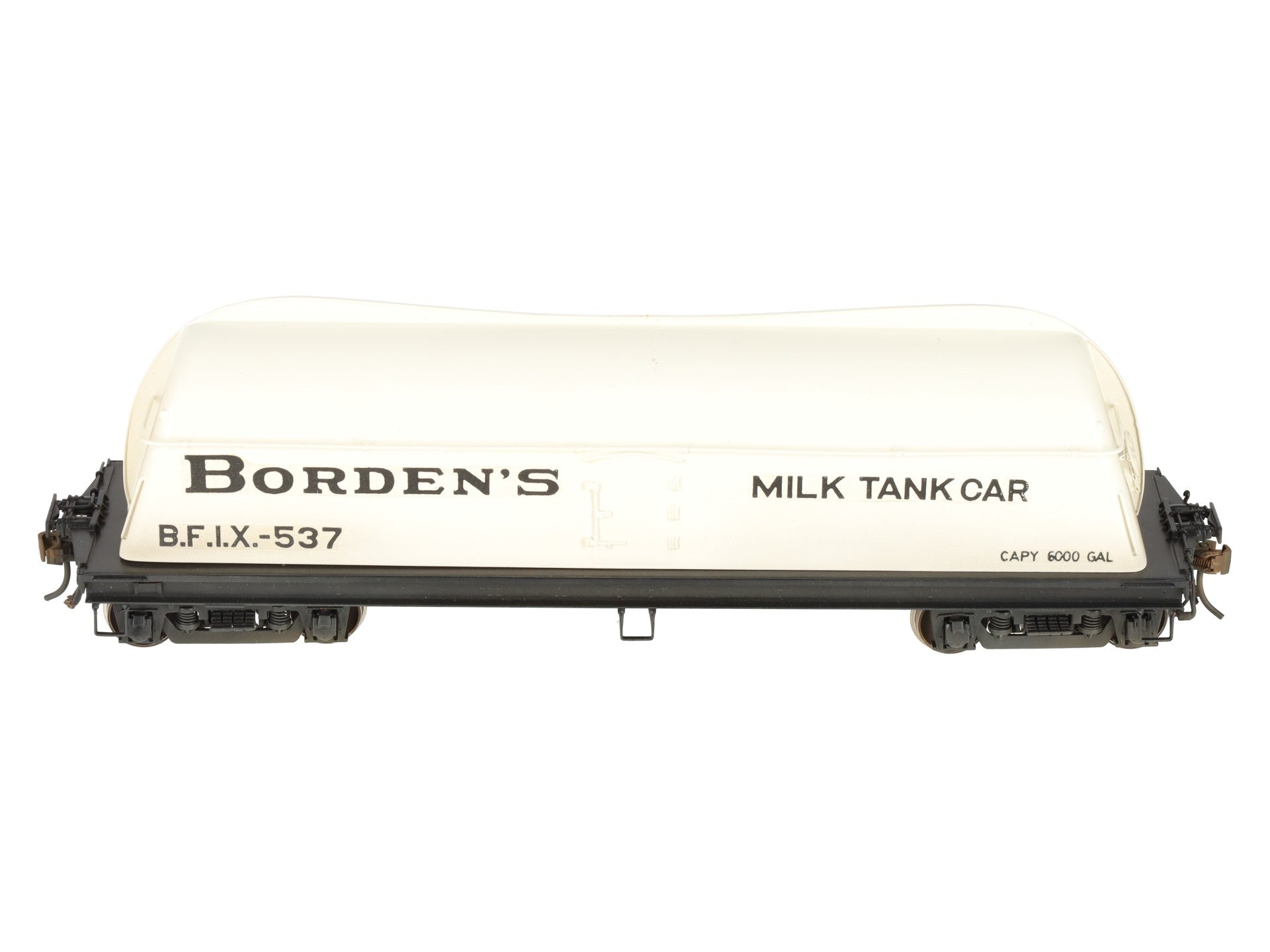 Overland OMI-0088 O Brass Borden's Milk Tank Car #537 (2-Rail) -Painted/Box
