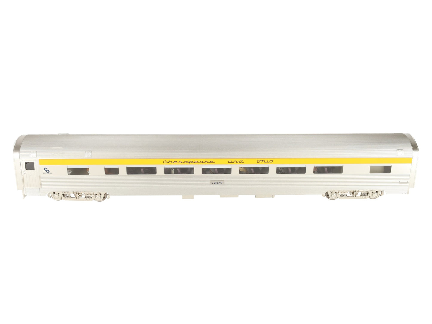 Golden Gate Depot O Chesapeake & Ohio Chessie Aluminum Coach Car #1605 (2-Rail) LN/Box