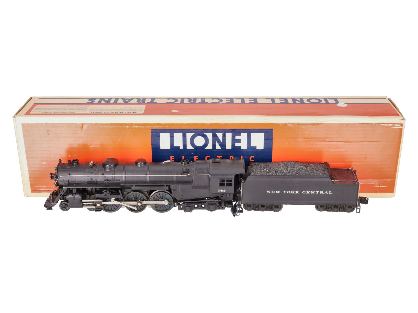 Lionel 6-8406 O New York Central Die-Cast Hudson 4-6-4 Steam Loco & Tender #783 EX/Box