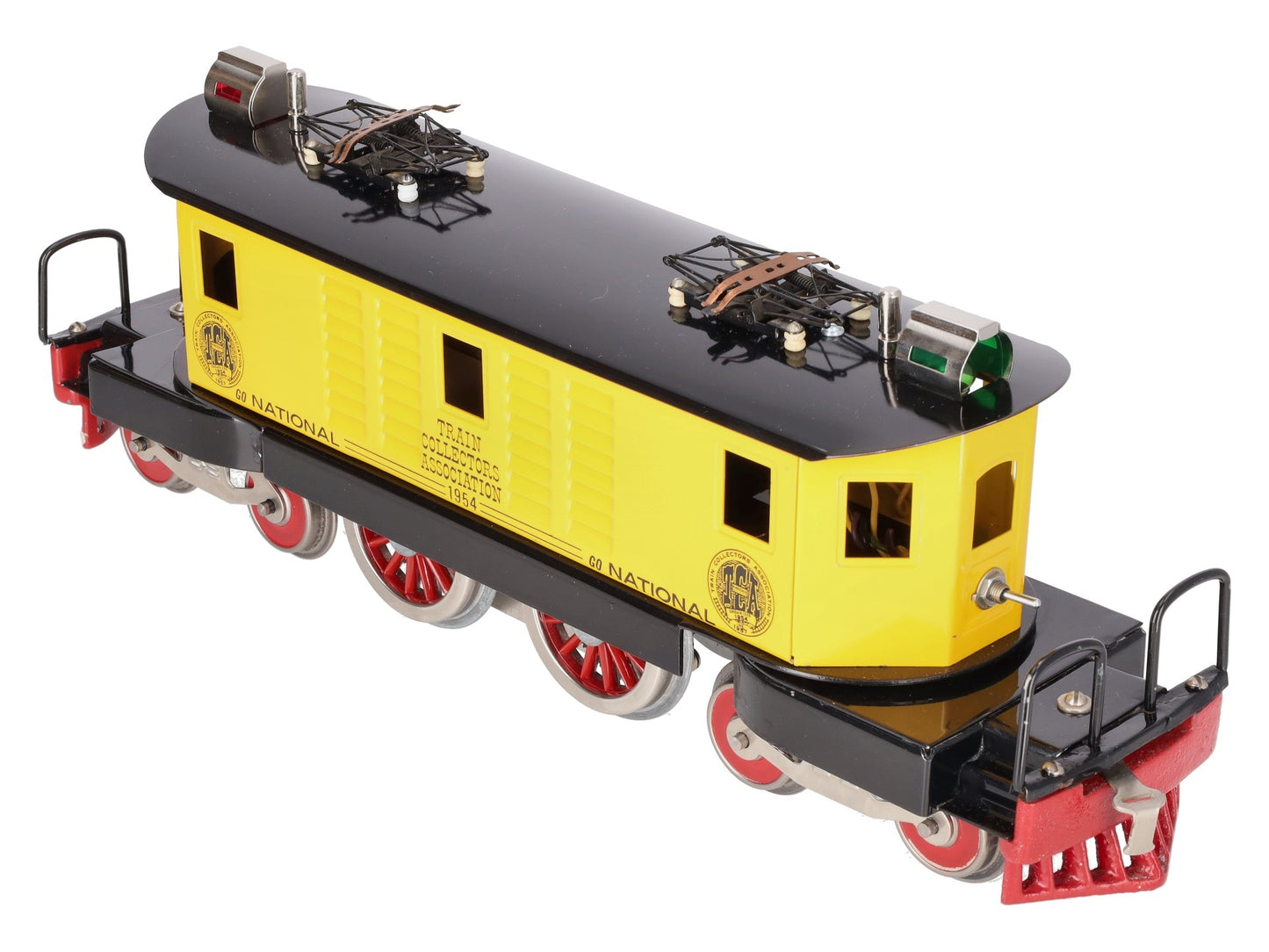 McCoy 1954 Standard Gauge National TCA 4-4-4 Yellow Electric Locomotive EX