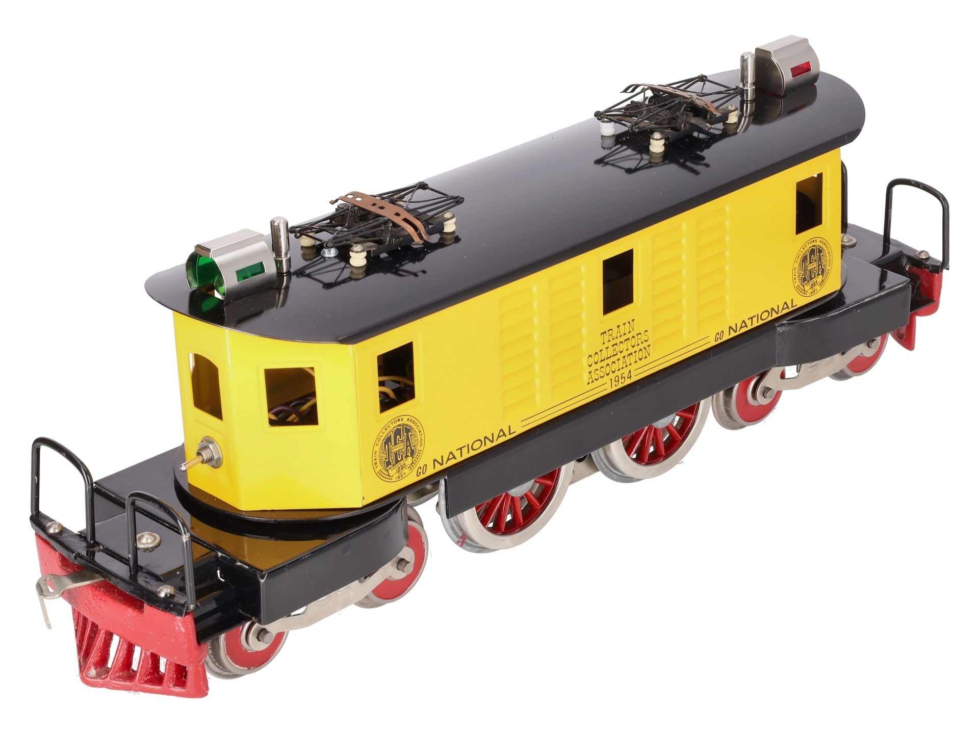 McCoy 1954 Standard Gauge National TCA 4-4-4 Yellow Electric Locomotive EX