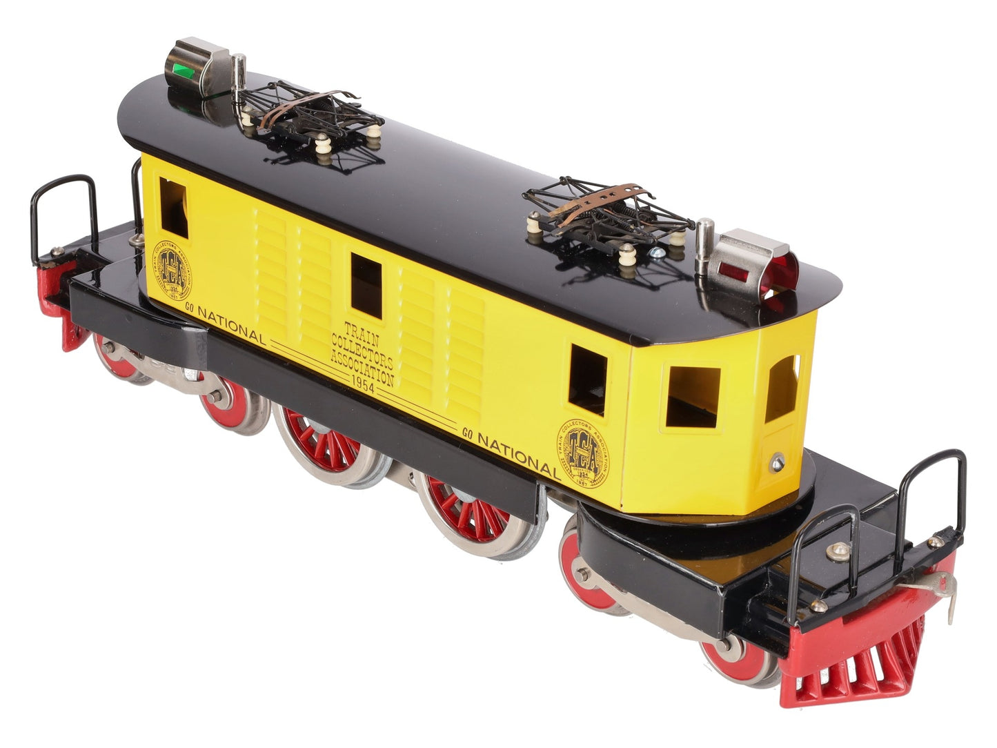 McCoy 1954 Standard Gauge National TCA 4-4-4 Yellow Electric Locomotive EX