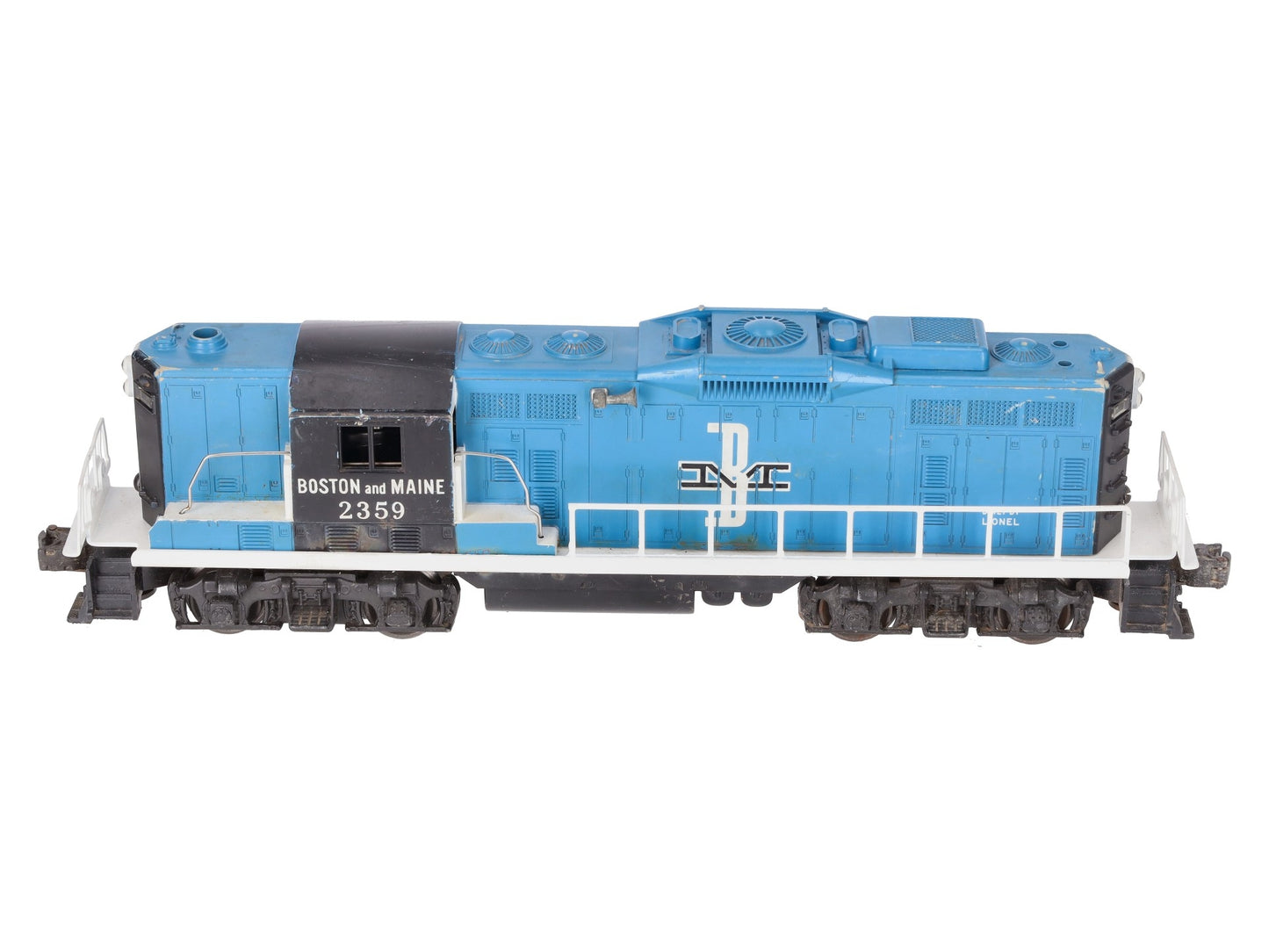 Lionel 2359 Vintage O Boston & Maine GP-9 Diesel Locomotive VG