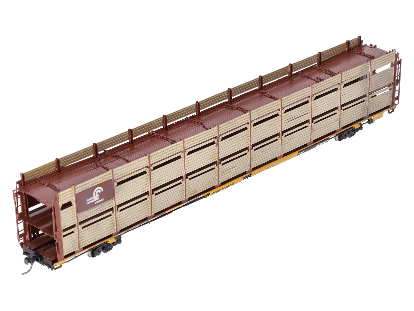 Overland OMI-1395 HO BRASS Custom Conrail Tri-Level Auto Rack/Box