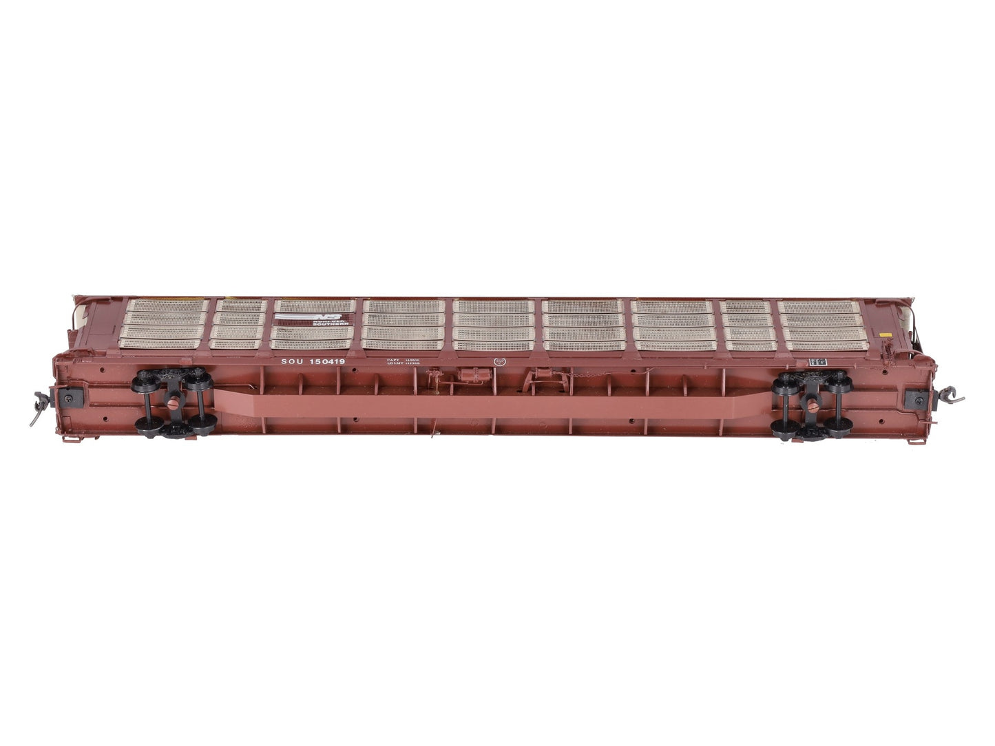 Overland OMI-3120 BRASS HO Custom NS Thrall Bi-Level Enclosed Auto Rack EX/Box