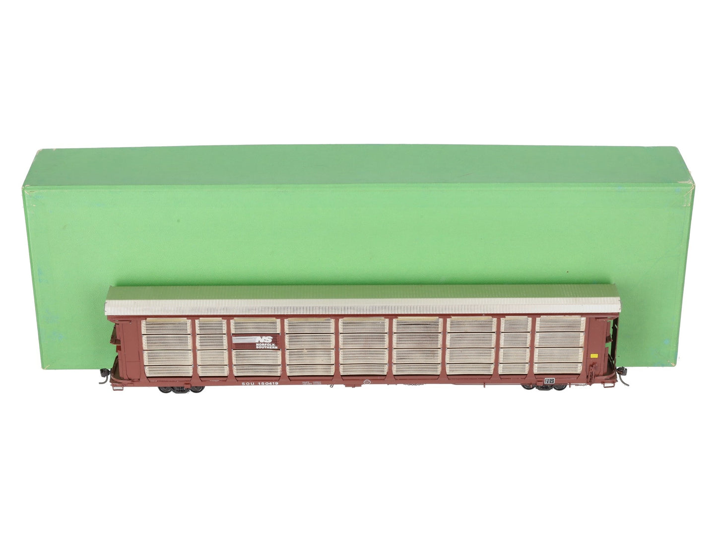 Overland OMI-3120 BRASS HO Custom NS Thrall Bi-Level Enclosed Auto Rack EX/Box