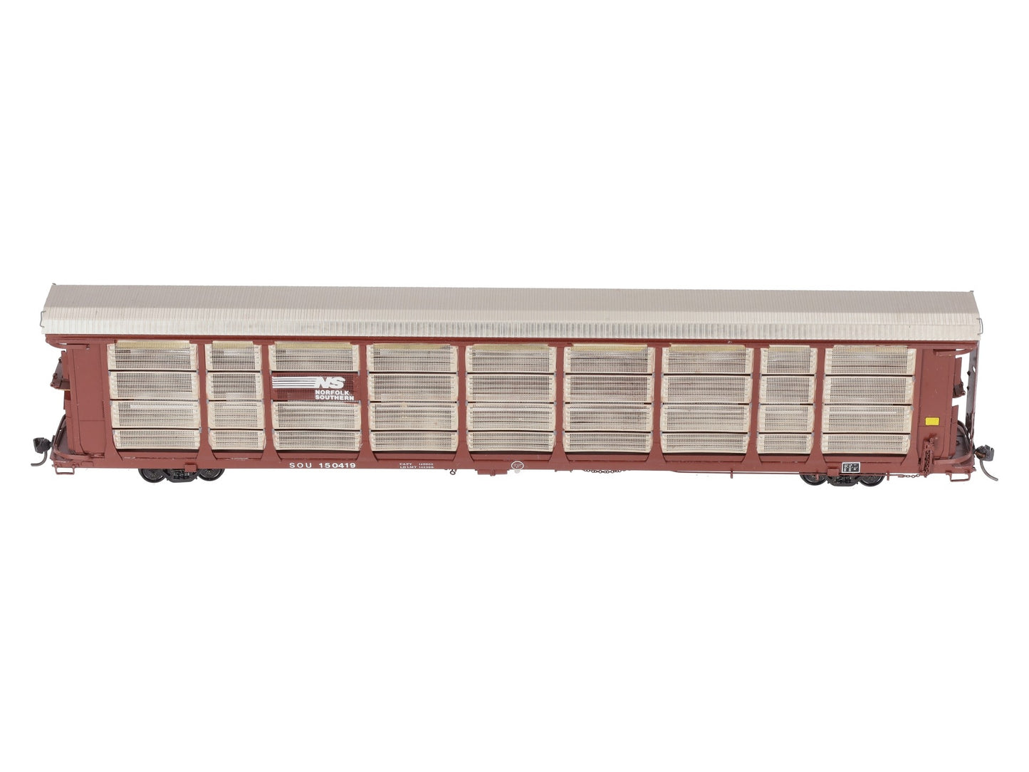 Overland OMI-3120 BRASS HO Custom NS Thrall Bi-Level Enclosed Auto Rack EX/Box