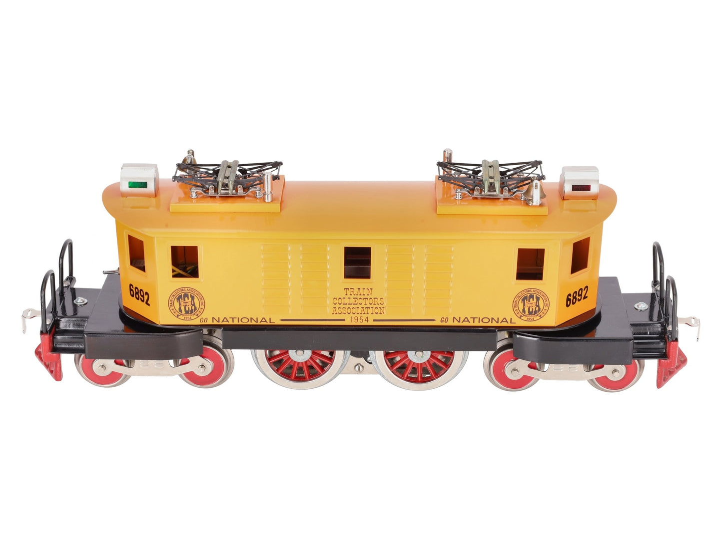 McCoy 1954 Standard Gauge National TCA 4-4-4 Orange Electric Locomotive EX
