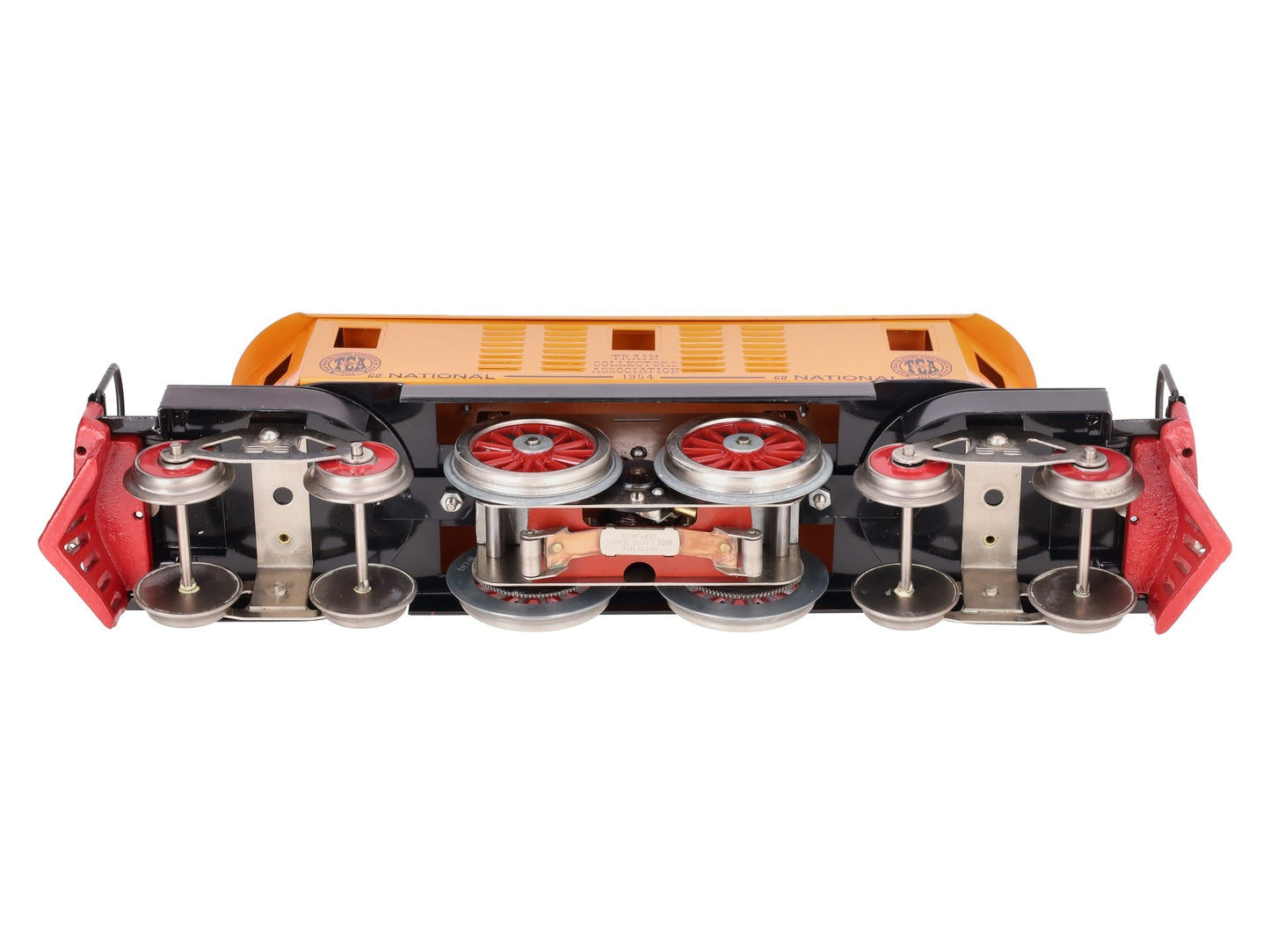 McCoy 1954 Standard Gauge National TCA 4-4-4 Orange Electric Locomotive EX