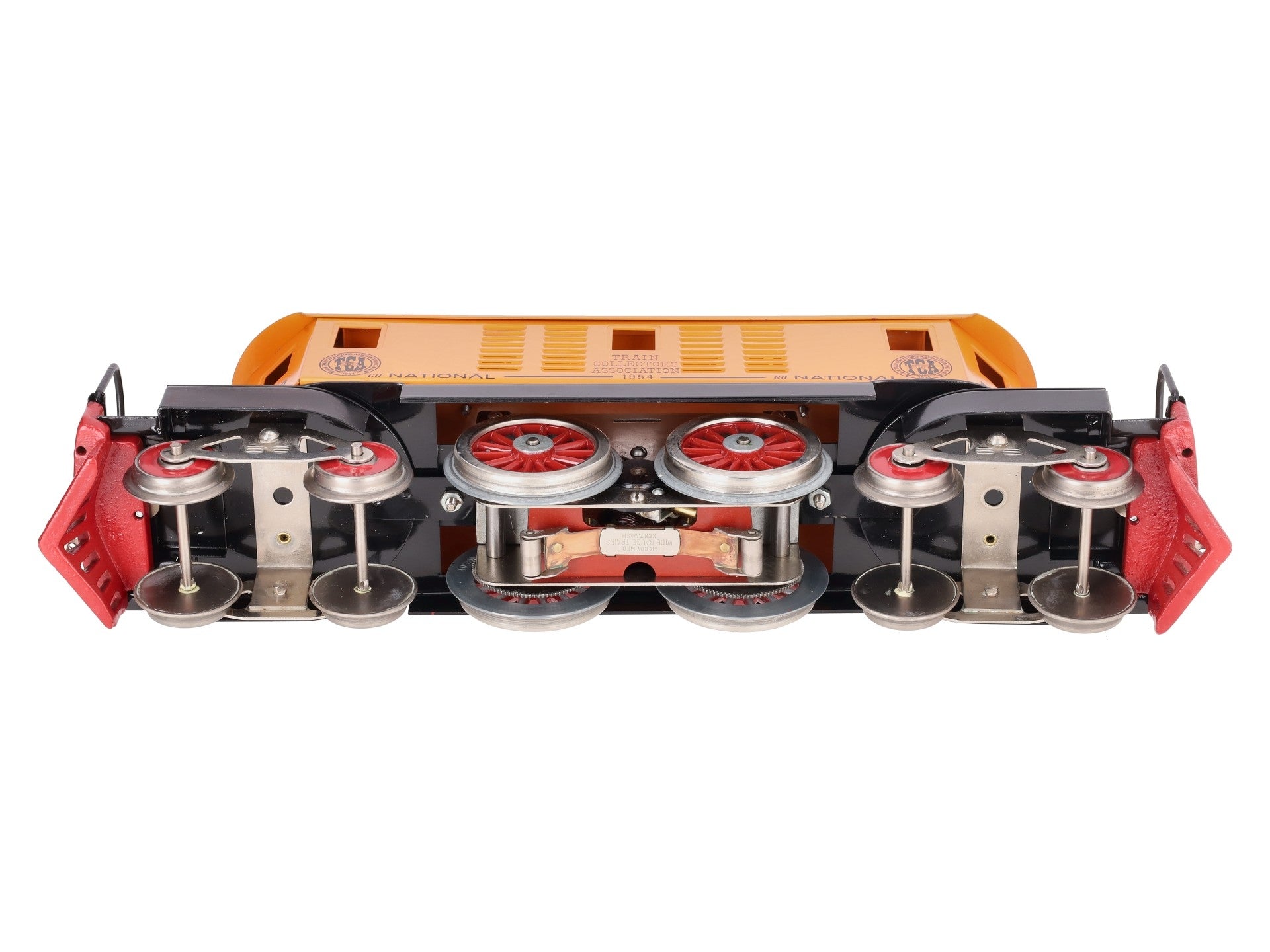 McCoy 1954 Standard Gauge National TCA 4-4-4 Orange Electric Locomotive EX