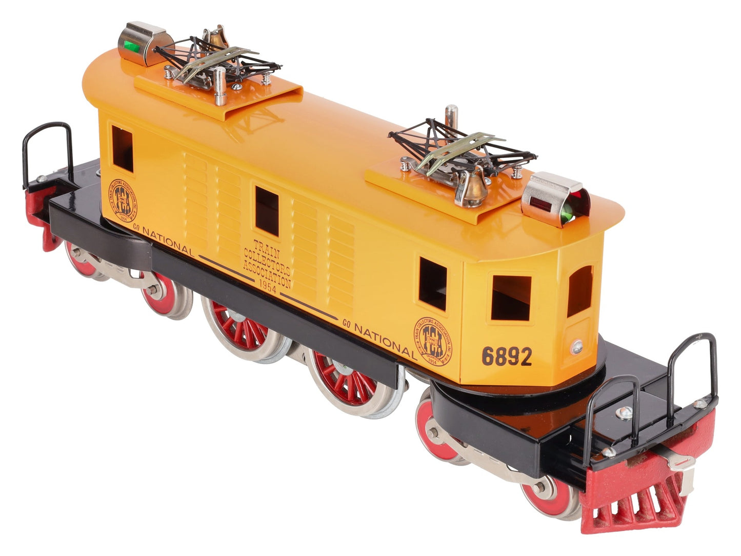 McCoy 1954 Standard Gauge National TCA 4-4-4 Orange Electric Locomotive EX