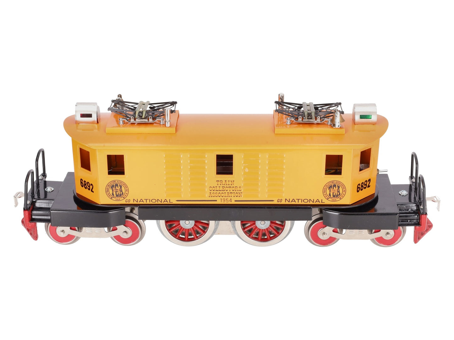 McCoy 1954 Standard Gauge National TCA 4-4-4 Orange Electric Locomotive EX